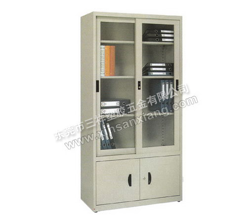 上玻下小掩門柜<br> 型號：TG-030<br>規(guī)格(mm)：1800H×900W×400D